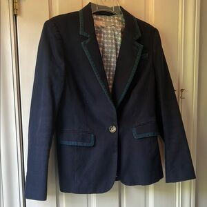 Boden Blue Blazer with Notched Lapels